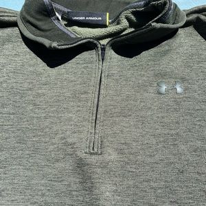 Green under armor fleece.